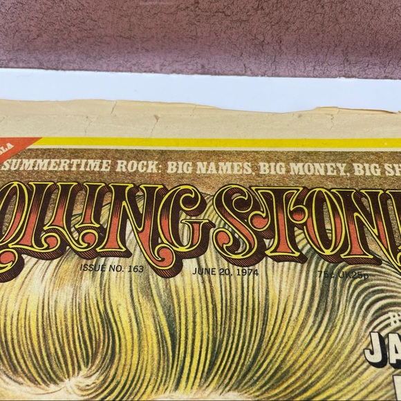 Vintage Rolling Stone Magazine James Dean June 20, 1974 Music Art History - Picture 2 of 6